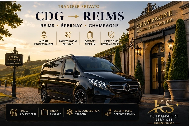 Autista privato CDG → Reims