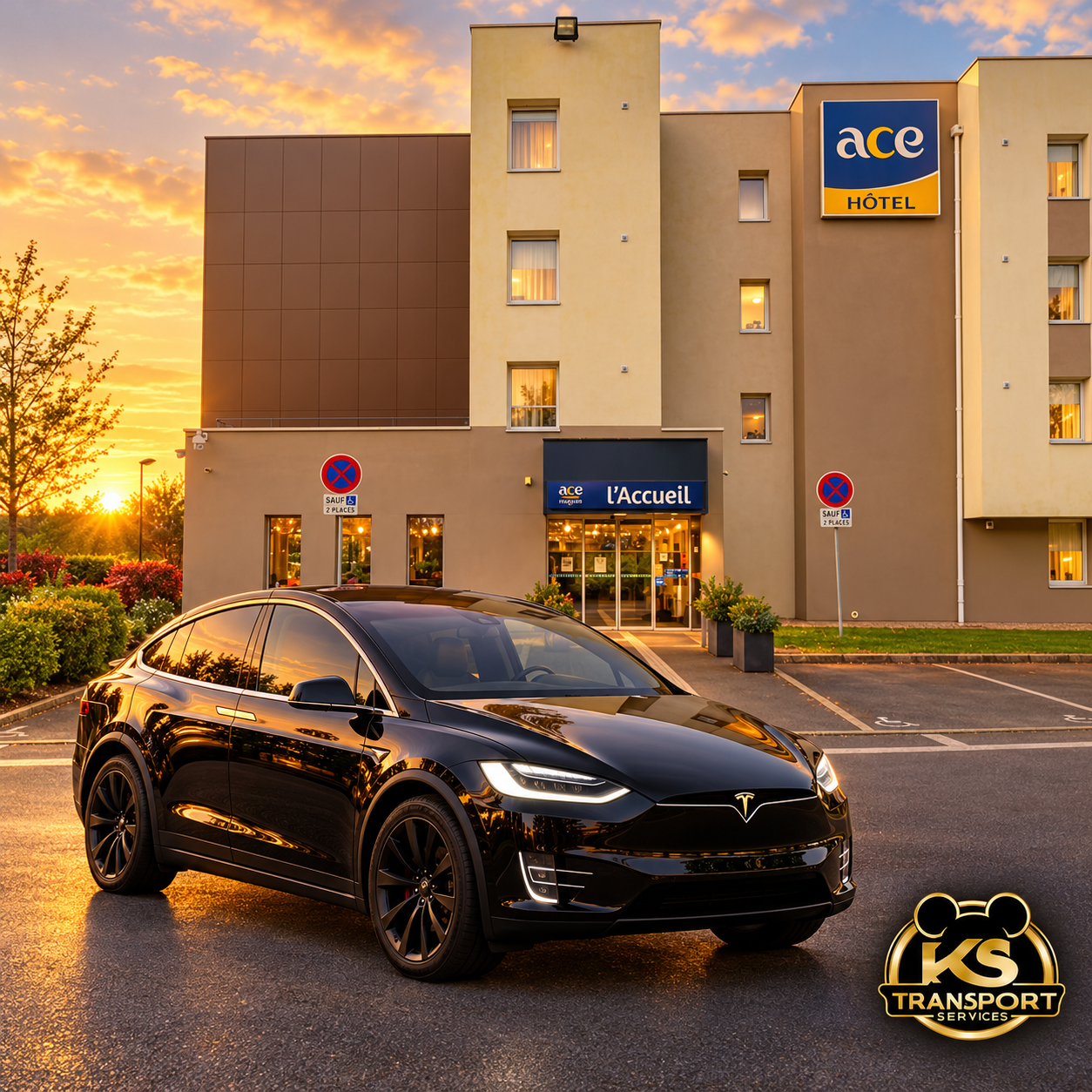 Illustration d’un transfert privé KS vers ACE Hôtel Paris Marne-la-Vallée